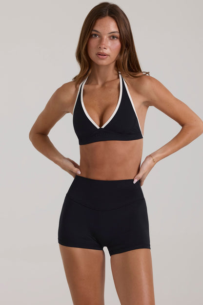 Soft Active Sports Bra in Black