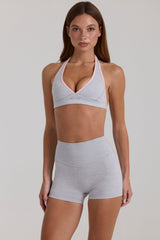 Soft Active Sports Bra in Grey Marl
