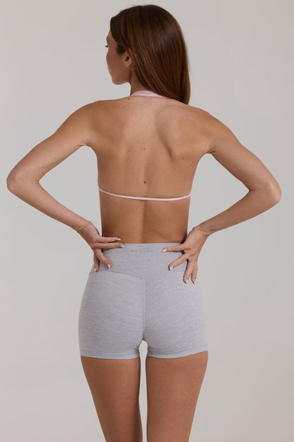 Soft Active Sports Bra in Grey Marl