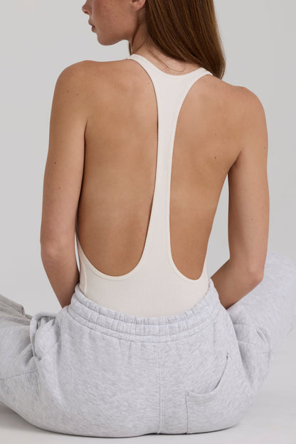 Modal Bodysuit in Ivory